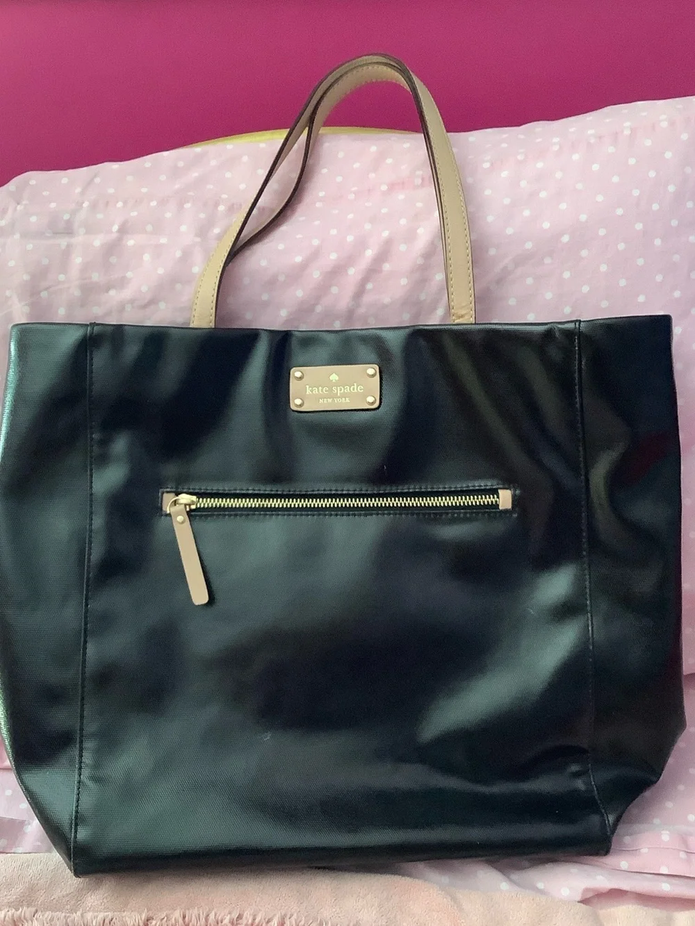 Kate Spade New York Kerryn Fulton Street coated canvas tote bag